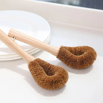 Multifunction Natural Coconut 1Pcs Glass Milk Bottles Accessories Cleaning Brushes Kitchen Gadgets Cup Cleaner Wood Handle
Multifunction Natural Coconut 1Pcs Glass Milk Bottles Accessories Cleaning Brushes Kitchen Gadgets Cup Cleaner Wood Handle