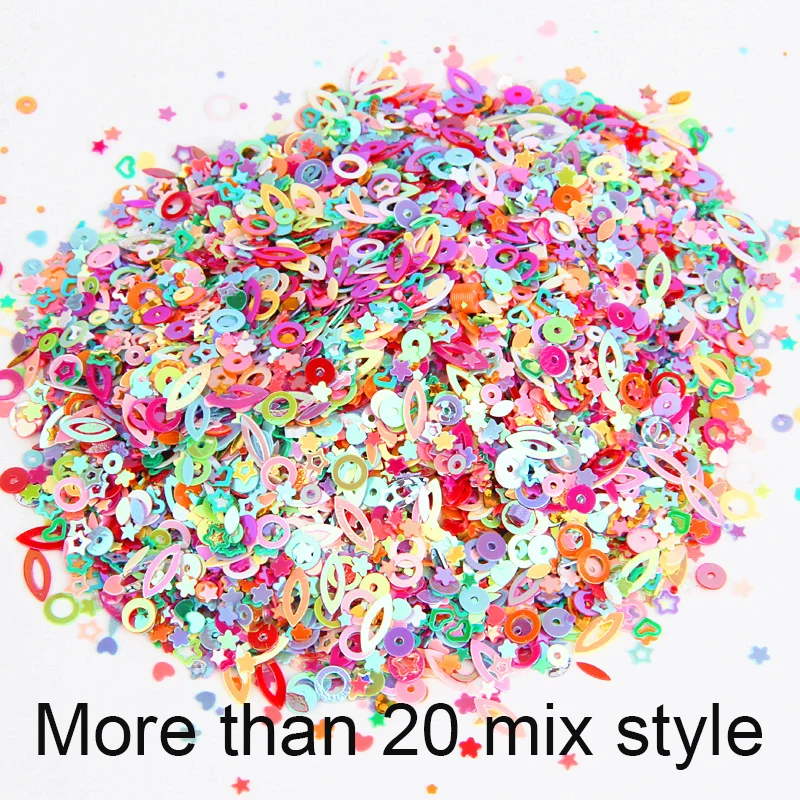 2-4mm Sequin PVC Mixed Sizes/Shapes Flake Cup Confetti Loose Sequins Paillettes Sewing & Wedding Accessories 20g
2-4mm Sequin PVC Mixed Sizes/Shapes Flake Cup Confetti Loose Sequins Paillettes Sewing & Wedding Accessories 20g