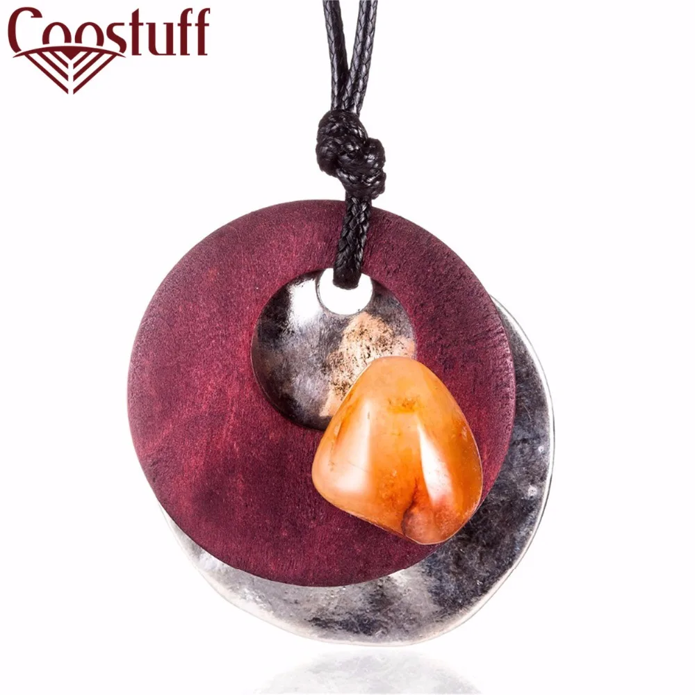 2017 woman Necklaces statement necklaces & pendants Wooden Stone pendant vintage Jewelry Long necklace for women collares mujer
2017 woman Necklaces statement necklaces & pendants Wooden Stone pendant vintage Jewelry Long necklace for women collares mujer