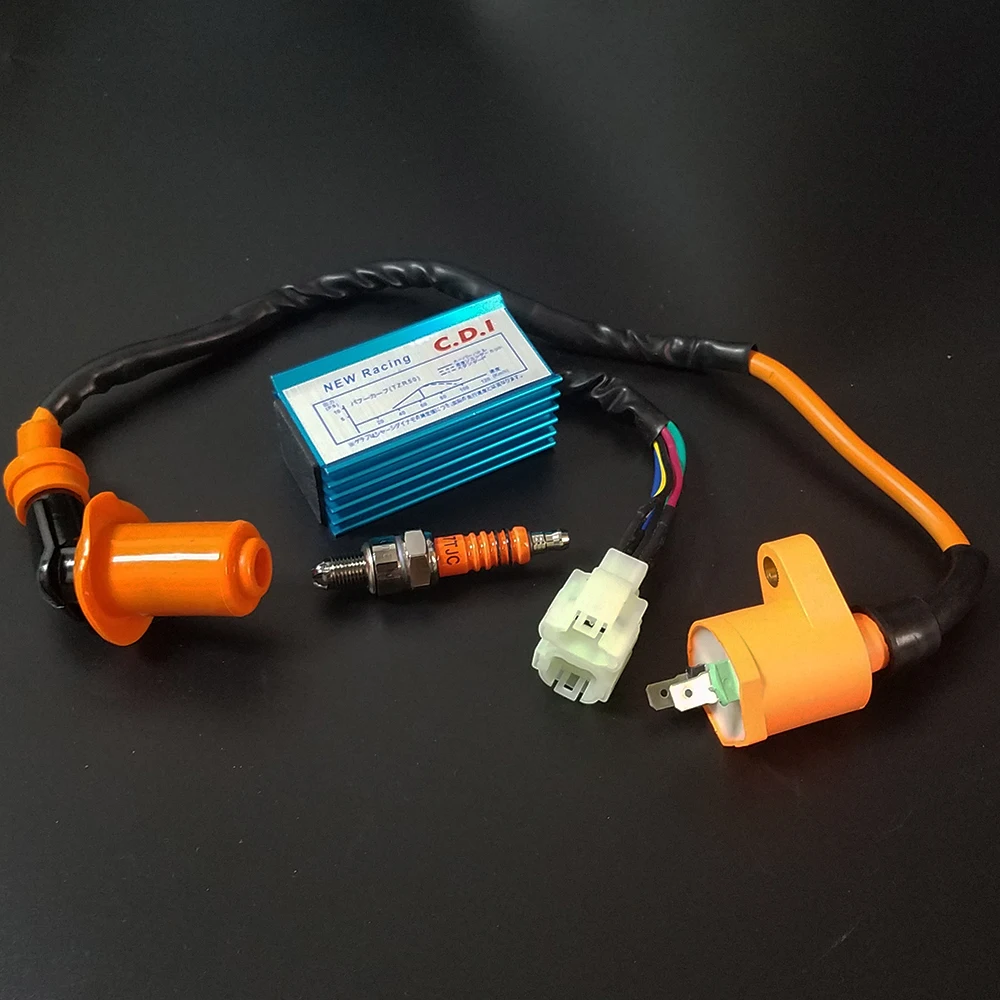 Performance Scooter Moped Ignition Spark Plug Coil Wire + CDI Box GY6 50 125 150cc Kart ATV
Performance Scooter Moped Ignition Spark Plug Coil Wire + CDI Box GY6 50 125 150cc Kart ATV