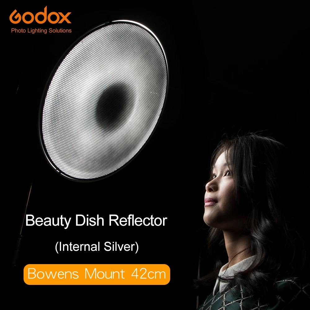 Godox Beauty Dish Silver 42cm 16" Honeycomb Grid Bowens Mount Diffuser for Flash Strobe
Godox Beauty Dish Silver 42cm 16" Honeycomb Grid Bowens Mount Diffuser for Flash Strobe