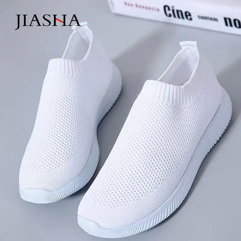 zapatillas deportivas sin cordones mujer