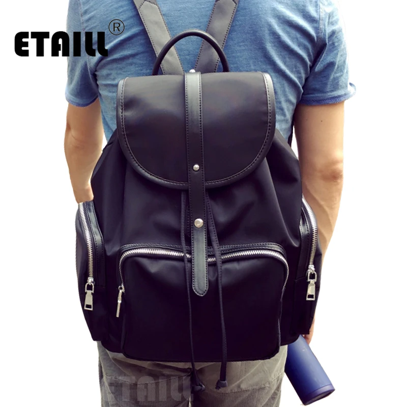 Cool Black Nylon Draw String Backpack for Men Women Luxury Brand Drawstring Backpacks for Teenage Girls Bagpack Sac a Dos Femme
Cool Black Nylon Draw String Backpack for Men Women Luxury Brand Drawstring Backpacks for Teenage Girls Bagpack Sac a Dos Femme