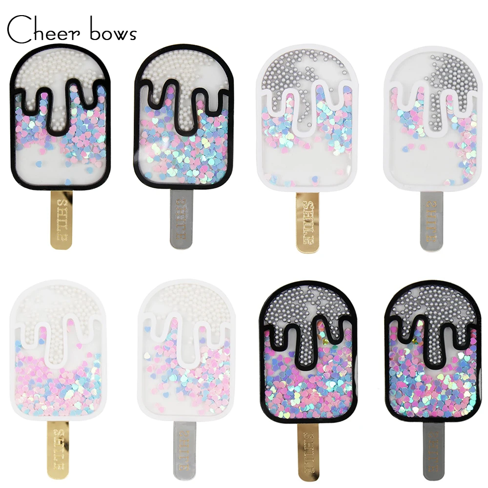 CheerBows 1pcs Ice Cream Acrylic Patches DIY Hairbow Phone Case Accessories Handmade Clothes Decoration Resin Cabochons Applique
CheerBows 1pcs Ice Cream Acrylic Patches DIY Hairbow Phone Case Accessories Handmade Clothes Decoration Resin Cabochons Applique
