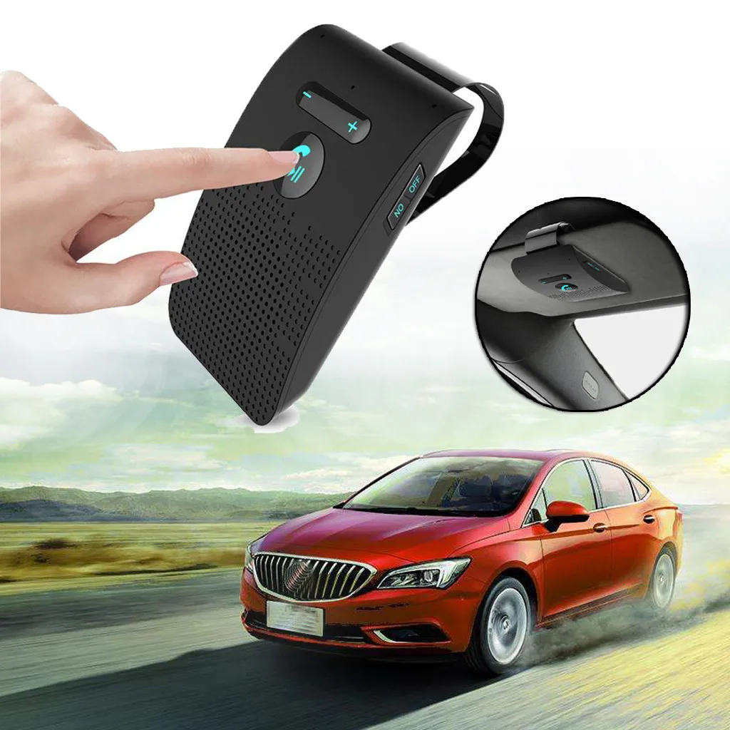Bluetooth Speakerphone Hands-Free Car Kit Wireless Bluetooth Speaker Phone Multipoint Car Mp3 Kit With Sun Visor Clip
Bluetooth Speakerphone Hands-Free Car Kit Wireless Bluetooth Speaker Phone Multipoint Car Mp3 Kit With Sun Visor Clip