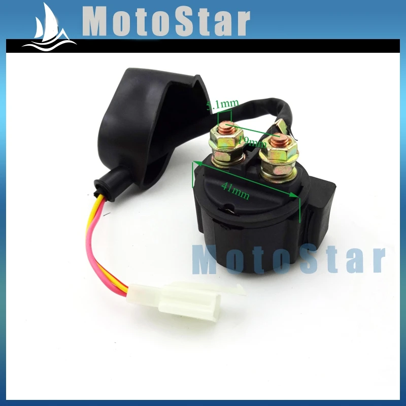 Engine Starter Solenoid Relay For Chinese ATV Quad 4 Wheeler Scooter Moped Pit Dirt Bike 50cc 70cc 90cc 110cc 125cc 150cc
Engine Starter Solenoid Relay For Chinese ATV Quad 4 Wheeler Scooter Moped Pit Dirt Bike 50cc 70cc 90cc 110cc 125cc 150cc