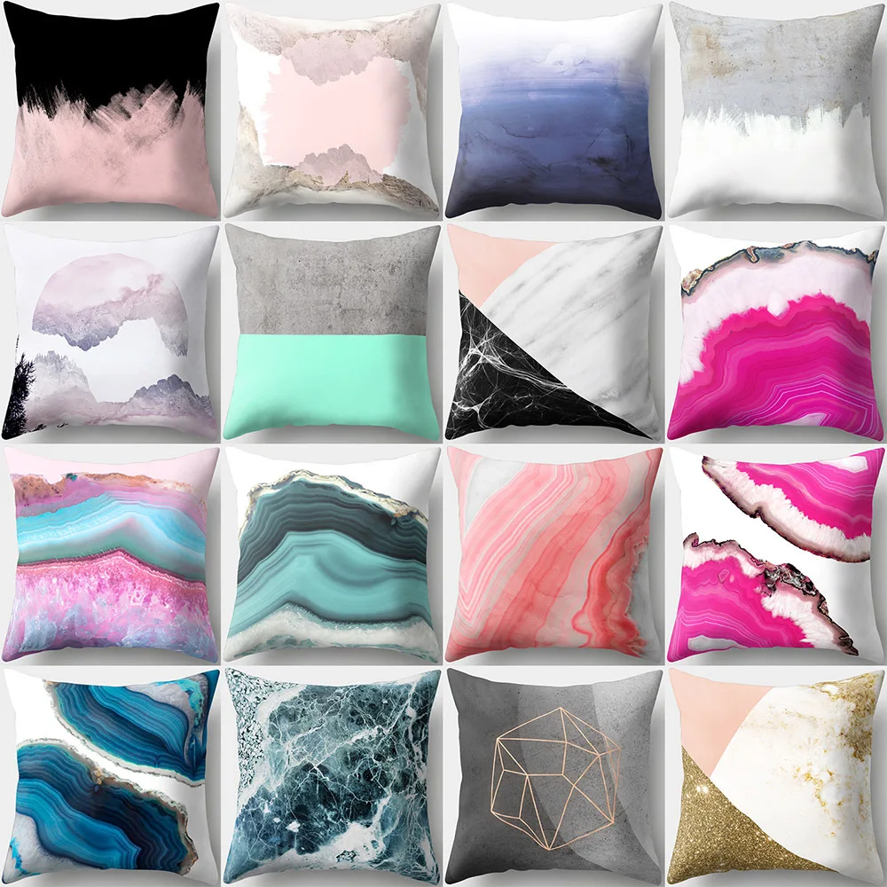 1 Pcs 60x60cm Pillow Case Colorful Marble Printed Cushion Cover Peach Skin Bed Pillowcase Square For Car Sofa Home Decor Decor 
1 Pcs 60x60cm Pillow Case Colorful Marble Printed Cushion Cover Peach Skin Bed Pillowcase Square For Car Sofa Home Decor Decor