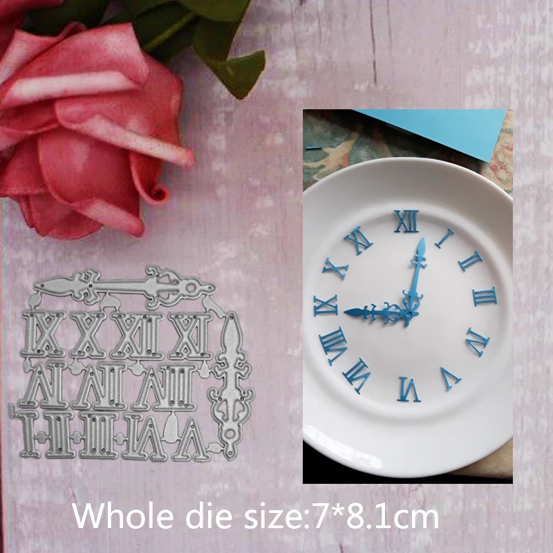 7*8.1cm Roman numerals new Metal Cutting Dies for card DIY Scrapbooking Embossing stencil Paper Craft Album template Dies
7*8.1cm Roman numerals new Metal Cutting Dies for card DIY Scrapbooking Embossing stencil Paper Craft Album template Dies