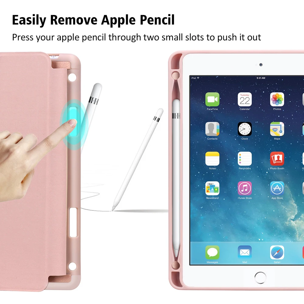 Чехол GOOJODOQ для iPad Air 3 10 5 2019 2/2018 9 7/Pro 11 2020 чехол с карандашом 6 7 поколения