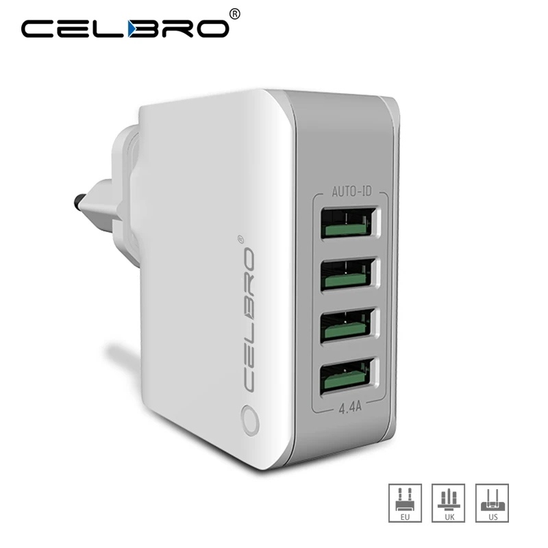 22W Multiple Wall USB Charger HUB 4-Port Travel Home USB Cell Phone Charger USB Charging Power Adapter for Smartphone Tablet
22W Multiple Wall USB Charger HUB 4-Port Travel Home USB Cell Phone Charger USB Charging Power Adapter for Smartphone Tablet