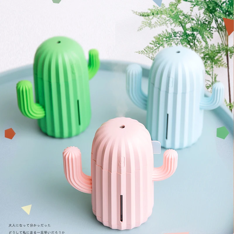 Portable cactus ultrasonic timing humidifier, ultra-quiet led lights home and office aromatherapy oil diffuser, air purifier. H
Portable cactus ultrasonic timing humidifier, ultra-quiet led lights home and office aromatherapy oil diffuser, air purifier. H