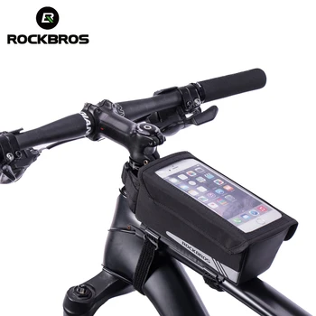 ROCKBROS 6.2" Bicycle Bags Touch Screen Magnetic Reflective Front Tube Top Bag MTB Road Cycling Bike Bags Free Rainproof Cover
ROCKBROS 6.2" Bicycle Bags Touch Screen Magnetic Reflective Front Tube Top Bag MTB Road Cycling Bike Bags Free Rainproof Cover