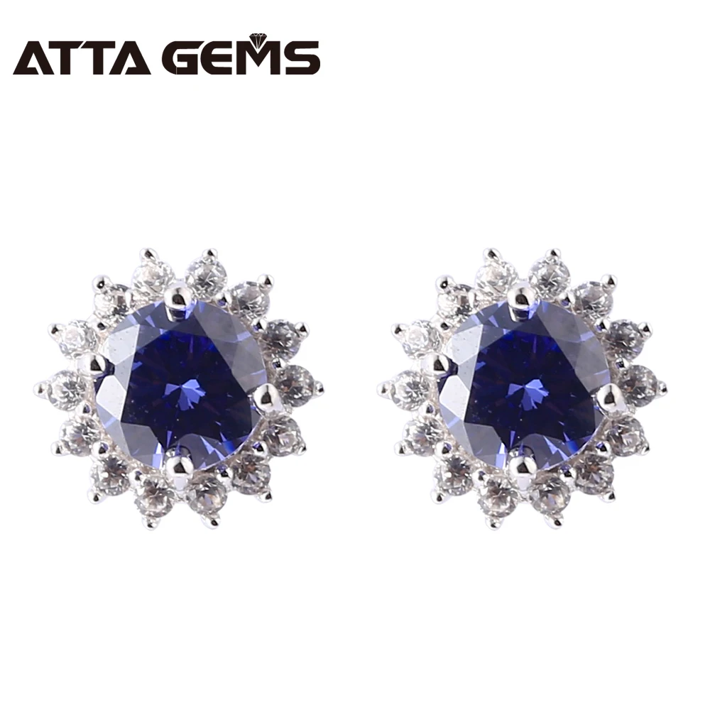 Tanzanite Sterling Silver Stud Earrings For Women 1.6 Carats Created Tanzanite Earring Women Wedding Engagement Silver Earrings
Tanzanite Sterling Silver Stud Earrings For Women 1.6 Carats Created Tanzanite Earring Women Wedding Engagement Silver Earrings
