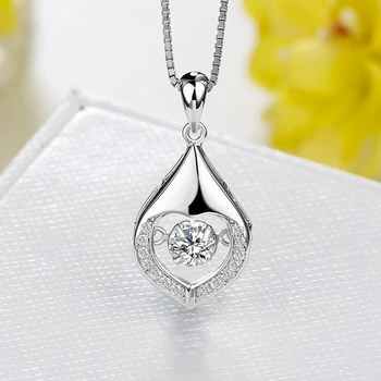 Wholesale Pendant Sterling Silver Chain 925 Heart Pattern Zircon Diamond Jewelry Wholesale Dynamic Accessory Clavicle Necklace
Wholesale Pendant Sterling Silver Chain 925 Heart Pattern Zircon Diamond Jewelry Wholesale Dynamic Accessory Clavicle Necklace