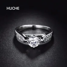 HUCHE Silver Color Copper Ring For Women Prong Setting Round AAA Cubic Zircon Luxury Fashion Jewelry Suit For Wedding HYJR178
HUCHE Silver Color Copper Ring For Women Prong Setting Round AAA Cubic Zircon Luxury Fashion Jewelry Suit For Wedding HYJR178