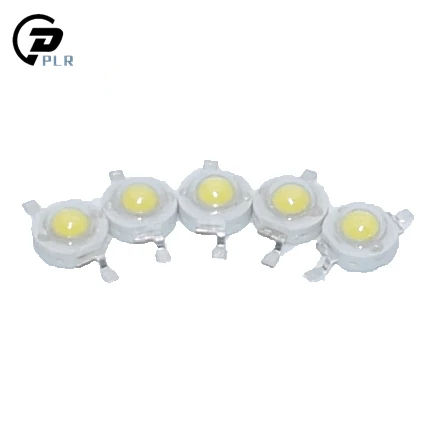 100pcs 1W/3W LED High power Lamp beads Pure White/Warm White 300mA 3.2-3.4V 100-120LM 30mil Chip | Освещение