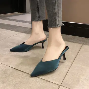 7.5CM pumps 2019 spring and summer simple suede pointed versatile shoes high heel stiletto slippers female was thin and cool
7.5CM pumps 2019 spring and summer simple suede pointed versatile shoes high heel stiletto slippers female was thin and cool