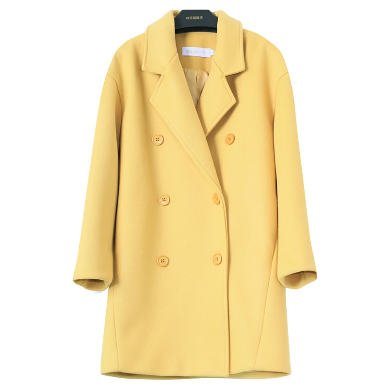 High Quality Women's Woolen Coat 2022 New Suit Collar Double-Breasted Bat Sleeve Fashion Autumn Winter jacket Ladies Outerwear
High Quality Women's Woolen Coat 2022 New Suit Collar Double-Breasted Bat Sleeve Fashion Autumn Winter jacket Ladies Outerwear