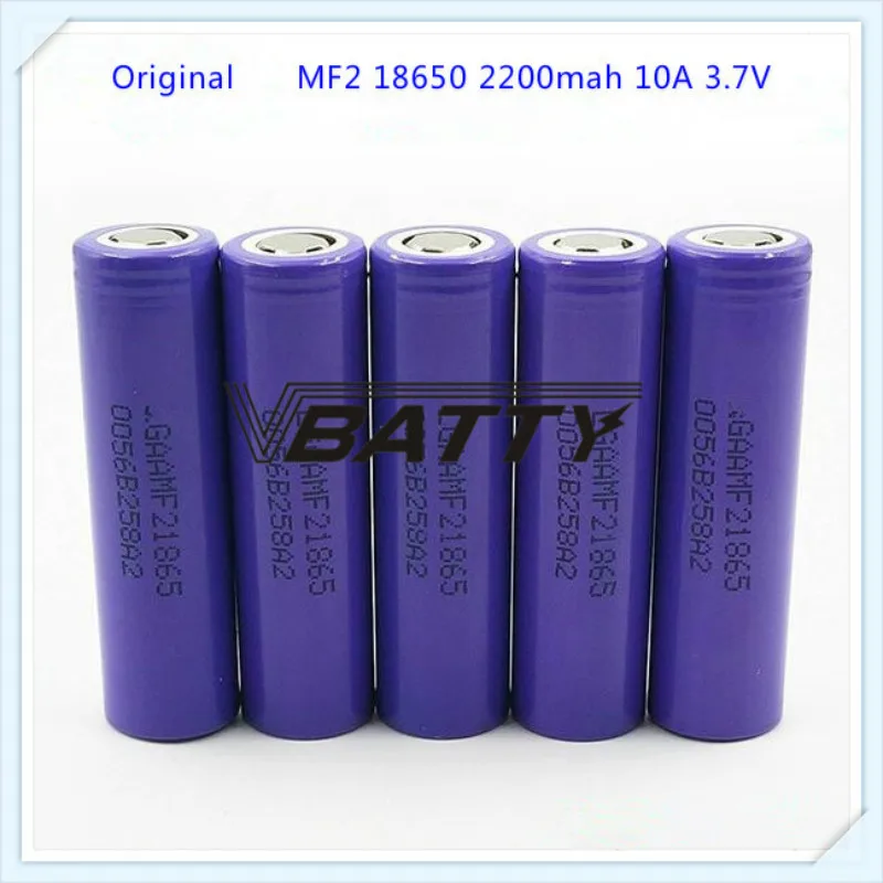 Very Cheap For LG MF2 3.7V 2200mah 10A 18650 battery li-ion rechargeable battery deep cycle battery For electric bicycle
Very Cheap For LG MF2 3.7V 2200mah 10A 18650 battery li-ion rechargeable battery deep cycle battery For electric bicycle