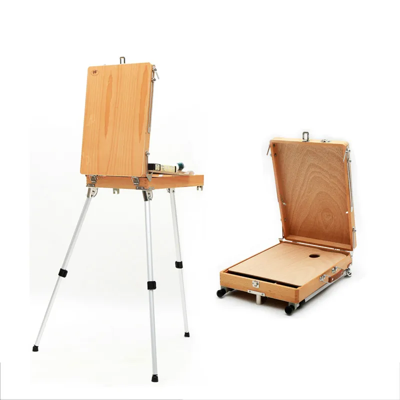 Portable Wooden Easel Aluminum Foot Caballete Pintura Easel Art Student Sketch Caballete Pintura Easel Art Supplies for Artist
Portable Wooden Easel Aluminum Foot Caballete Pintura Easel Art Student Sketch Caballete Pintura Easel Art Supplies for Artist