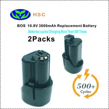 2PCS 3000mAH 18650 Battery Pack BOS10.8 Lithium Battery 10.8V Replacement BOS 2607336013 BAT411 BAT412A Original Battery Pack
2PCS 3000mAH 18650 Battery Pack BOS10.8 Lithium Battery 10.8V Replacement BOS 2607336013 BAT411 BAT412A Original Battery Pack