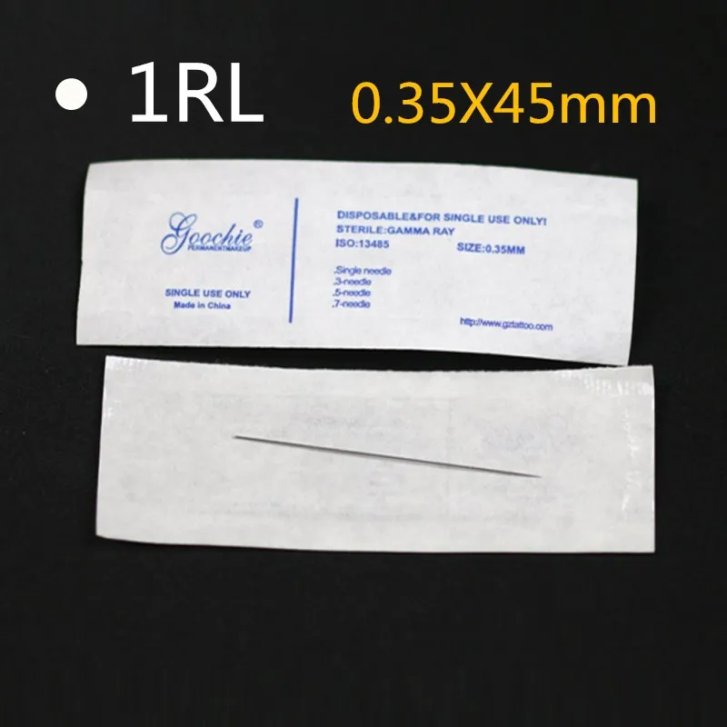 100-pack Goochie Disposable Sterile Tattoo Round Liner Needles 1RL, Ideal for Goochie Permanent makeup machine
100-pack Goochie Disposable Sterile Tattoo Round Liner Needles 1RL, Ideal for Goochie Permanent makeup machine