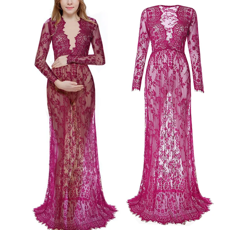 Maternity Photography Props V-Neck Dress Pregnant Photo Shoot Long Lace Sexy Dress For Pregnancy Clothes For Women Plus Size 4XL
Maternity Photography Props V-Neck Dress Pregnant Photo Shoot Long Lace Sexy Dress For Pregnancy Clothes For Women Plus Size 4XL