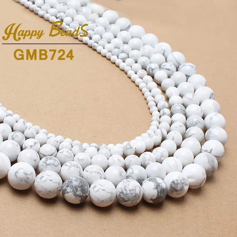 Natural Stone Howlite Truquoises Beads Round Loose Bead For Making Diy Jewelry 15.5" Pick Size 4 6 8 10 12 14mm Free Shipping
Natural Stone Howlite Truquoises Beads Round Loose Bead For Making Diy Jewelry 15.5" Pick Size 4 6 8 10 12 14mm Free Shipping