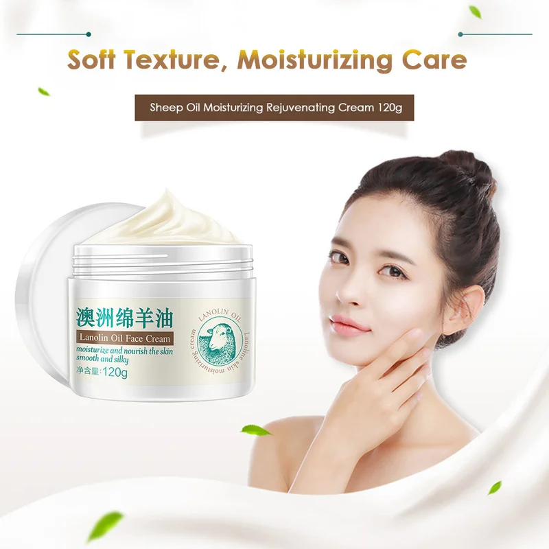 120g LAIKOU Sheep Oil Essence Nourish Cream Moisturizing Cream Improve Dry Face Skin Care Whitening Facial Care Face CreamTSLM1
120g LAIKOU Sheep Oil Essence Nourish Cream Moisturizing Cream Improve Dry Face Skin Care Whitening Facial Care Face CreamTSLM1