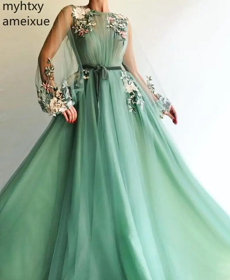 Hot Greed New Arrival Long Sleeve Super Fairy Evening Dress Kaftan Lace Prom Party Dresses Dubai Arabic Gown Robe Longue Soiree
Hot Greed New Arrival Long Sleeve Super Fairy Evening Dress Kaftan Lace Prom Party Dresses Dubai Arabic Gown Robe Longue Soiree