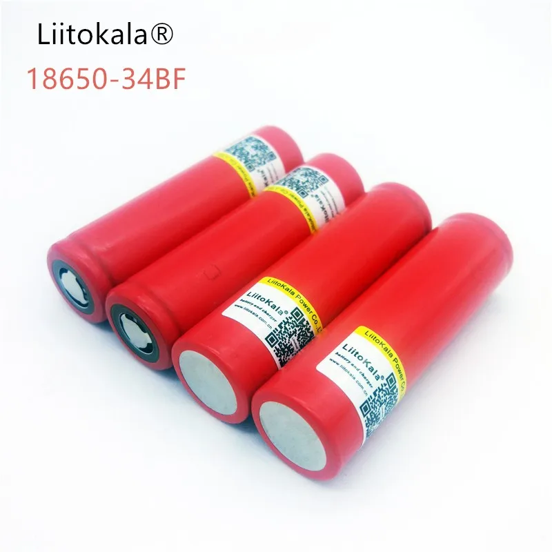 2018 4 pcs / lot NCR18650BF Liitokala 3.6 V 3400 mAh Original 18650 Rechargeable battery 3400 mah batteries
2018 4 pcs / lot NCR18650BF Liitokala 3.6 V 3400 mAh Original 18650 Rechargeable battery 3400 mah batteries