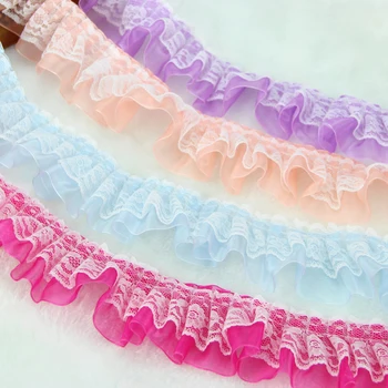 5yards/lot 5cm Pleated Chiffon Lace Decoration Clothing Accessories Home Cloth Diy Collar Skirt Flower LacinessYN437
5yards/lot 5cm Pleated Chiffon Lace Decoration Clothing Accessories Home Cloth Diy Collar Skirt Flower LacinessYN437