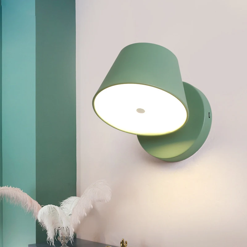 Nordic kitchen lamp wall foyer macaron led wandlamp rotatable bedroom light
Nordic kitchen lamp wall foyer macaron led wandlamp rotatable bedroom light