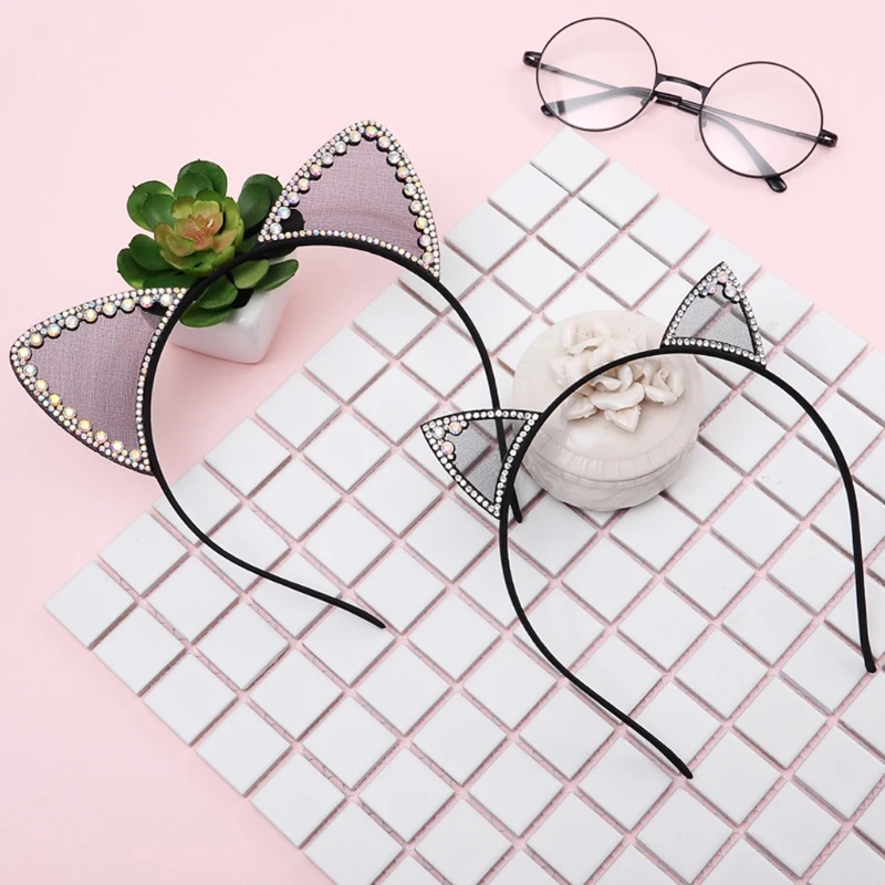 Cat Ears Crown Tiara Headband for Women Hair Rhinestone Princess Hairband Cat's ears Bezel Hair Accessories W729
Cat Ears Crown Tiara Headband for Women Hair Rhinestone Princess Hairband Cat's ears Bezel Hair Accessories W729