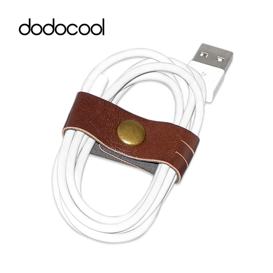 dodocool PU Leather Headphone Earphone Earbud Cable Tie Cord Wrap Winder Organizer Holder Ear line Reusable Cable Wrap Universal
dodocool PU Leather Headphone Earphone Earbud Cable Tie Cord Wrap Winder Organizer Holder Ear line Reusable Cable Wrap Universal