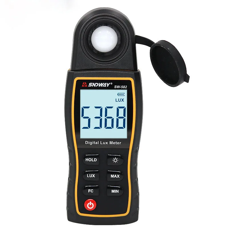 sw582 Digital illuminance meter, digital light meter, high-precision illuminance meter, hand-held light test
sw582 Digital illuminance meter, digital light meter, high-precision illuminance meter, hand-held light test