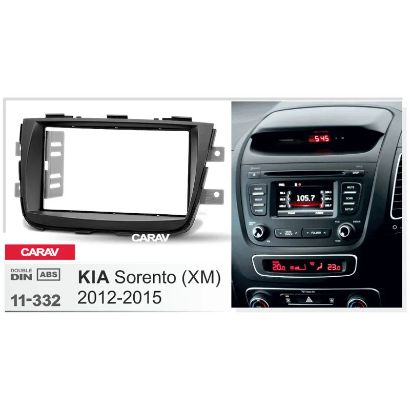Doble Din Radio Fascia for KIA Sorento (XM) 2012-2015 Stereo Audio Panel Mount Installation Dash Kit Adjusting Frame Adapter
Doble Din Radio Fascia for KIA Sorento (XM) 2012-2015 Stereo Audio Panel Mount Installation Dash Kit Adjusting Frame Adapter