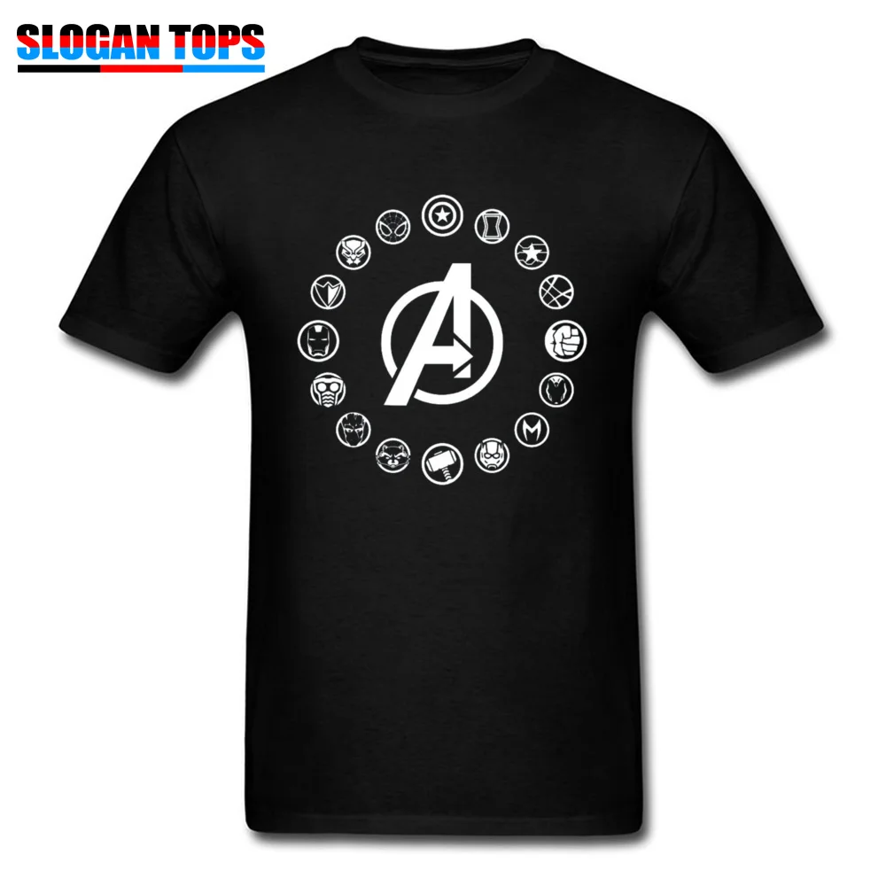 2019 Men T Shirt Avengers Infinity War Hero Icons T-Shirt Marvel Thor Crewneck 100% Cotton Adult Tops Thanos Tee-Shirt Hot Sale
2019 Men T Shirt Avengers Infinity War Hero Icons T-Shirt Marvel Thor Crewneck 100% Cotton Adult Tops Thanos Tee-Shirt Hot Sale