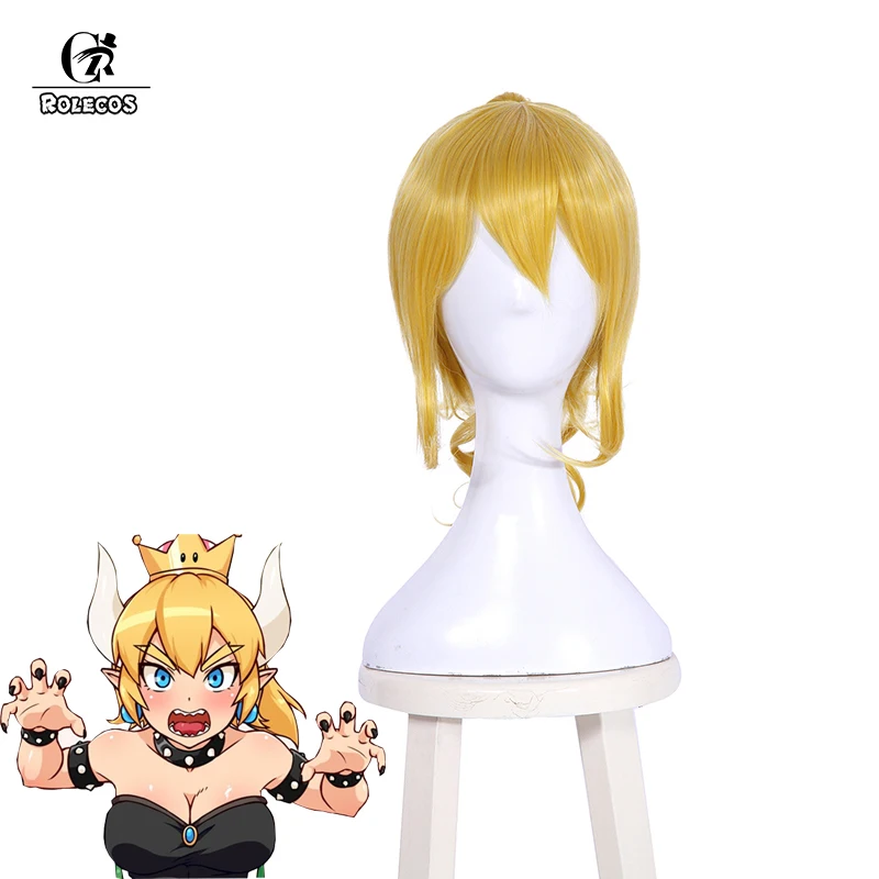 ROLECOS Game Super Mario Cosplay Hair Princess Koopa Bowsette Blonde Hair for Women Cosplay Headwear Synthetic Hair Cosplay Hair
ROLECOS Game Super Mario Cosplay Hair Princess Koopa Bowsette Blonde Hair for Women Cosplay Headwear Synthetic Hair Cosplay Hair