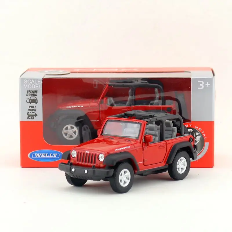 Модель литая под давлением Welly/Масштаб 1:36/2007 JEEP WRANGLER RIBCON Игрушечная