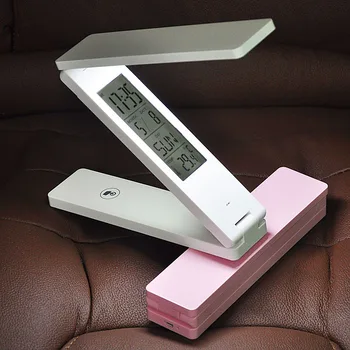 Eye Protection Dimmable Mini Portable LED Light With Calendar Alarm Colck Folding LED table Desk Lamp
Eye Protection Dimmable Mini Portable LED Light With Calendar Alarm Colck Folding LED table Desk Lamp