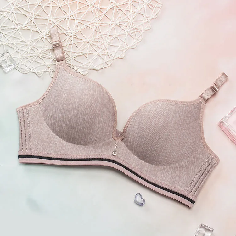 Simple Solid Color Lady Brassiere Smooth Breathable Lingerie Feminine Sense Adjustment Underware Wire Free Bra
Simple Solid Color Lady Brassiere Smooth Breathable Lingerie Feminine Sense Adjustment Underware Wire Free Bra