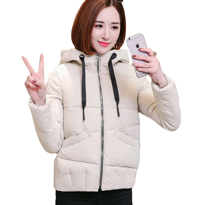 Hooded Winter Jacket Women With Two Pockets Cotton Padded Female Coat Outwear Short Jaqueta Feminino Casaco
Hooded Winter Jacket Women With Two Pockets Cotton Padded Female Coat Outwear Short Jaqueta Feminino Casaco