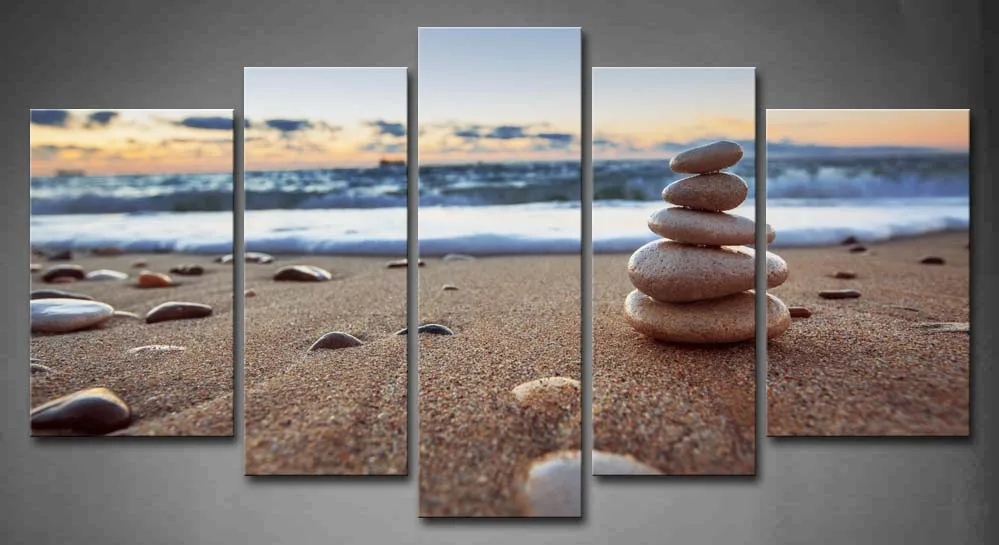 Framed Wall Art Pictures Stones Beach Sunrise Canvas Print Artwork Seascape Posters With Wooden Frames For Living Room
Framed Wall Art Pictures Stones Beach Sunrise Canvas Print Artwork Seascape Posters With Wooden Frames For Living Room