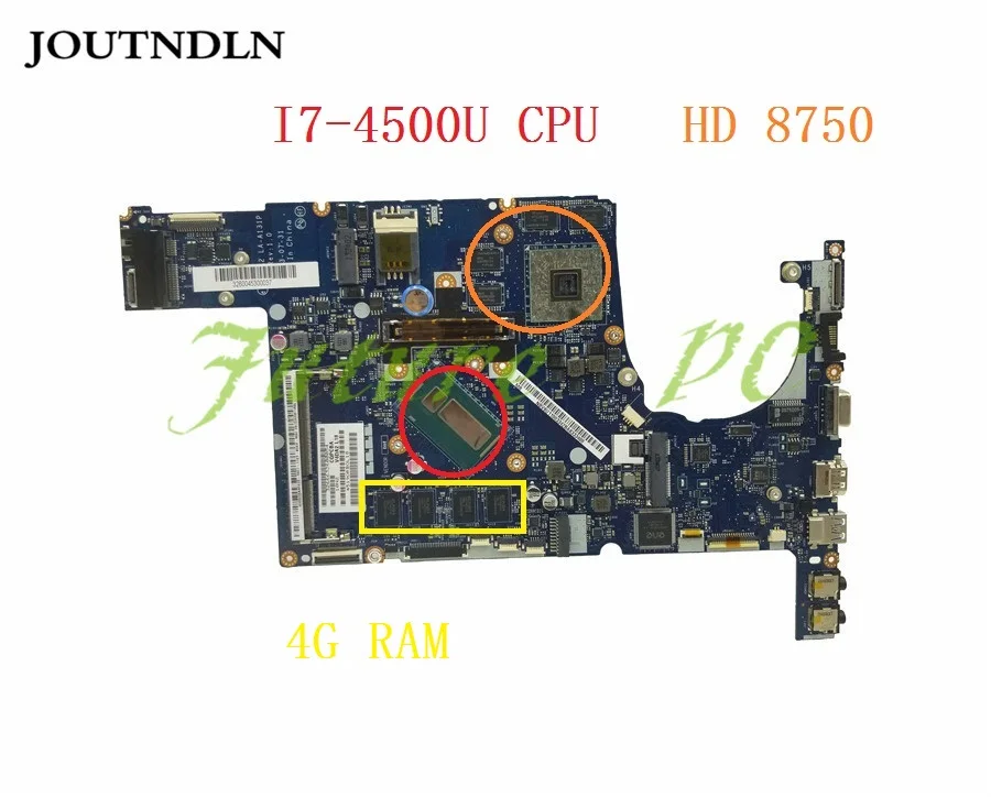 JOUTNDLN для ноутбука acer Travelmate P645 TMP645 материнская плата NBV8U11003 V4DA2 LA-A131P W/ I7-4500U CPU и HD 8750
