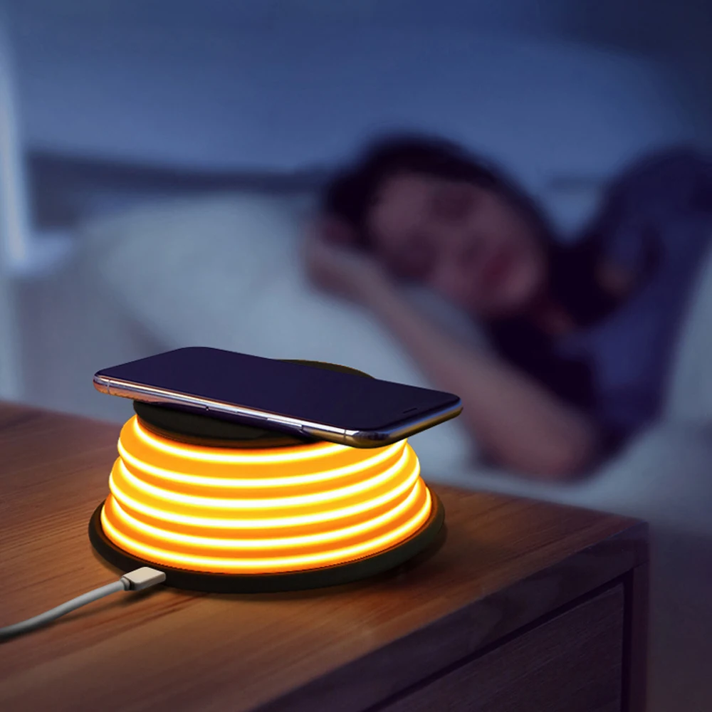 Fold LED lamp QI Wireless Charger Pad For IPhone 8 Plus X XR XS Samsung Galaxy S10 e S9 + S8 S7 Note8 9 Wireless Charging Stand
Fold LED lamp QI Wireless Charger Pad For IPhone 8 Plus X XR XS Samsung Galaxy S10 e S9 + S8 S7 Note8 9 Wireless Charging Stand