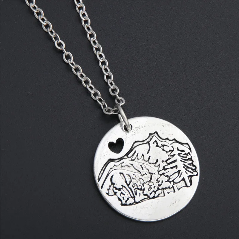 1pc Tree Charms Under The Mountain Necklace Camping Outdoor Jewelry Gifts For Campers Boho Style Wanderlust Travel E291
1pc Tree Charms Under The Mountain Necklace Camping Outdoor Jewelry Gifts For Campers Boho Style Wanderlust Travel E291