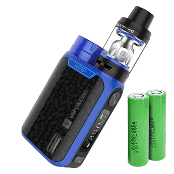 Vaporesso SWAG Atomizer Kit 0.91'OLED 80W with NRG SE 3.5ml Tank GT2 Core Coil Head - Blue
Vaporesso SWAG Atomizer Kit 0.91'OLED 80W with NRG SE 3.5ml Tank GT2 Core Coil Head - Blue