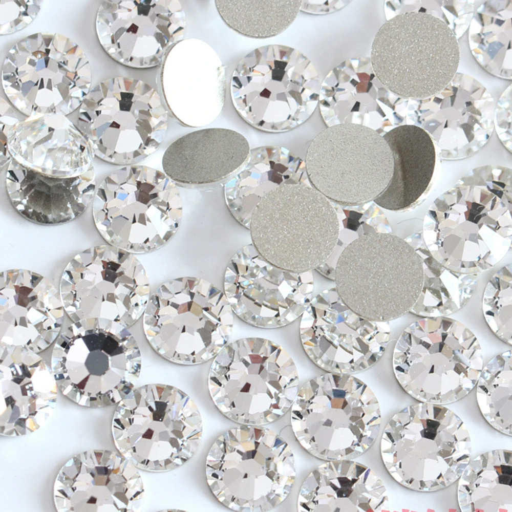 Clear White Crysta FlatBack Glass Rhinestones Non-HotFix for Nail Art Decorations SS3-SS40 Flat Back Rhinestones crystal
Clear White Crysta FlatBack Glass Rhinestones Non-HotFix for Nail Art Decorations SS3-SS40 Flat Back Rhinestones crystal
