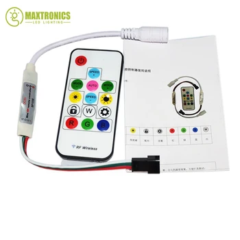SP103E Wireless RF Digital Full Color RGB Controller 14Key DC 5V 12V for WS2812 WS2811 LED Strip
SP103E Wireless RF Digital Full Color RGB Controller 14Key DC 5V 12V for WS2812 WS2811 LED Strip